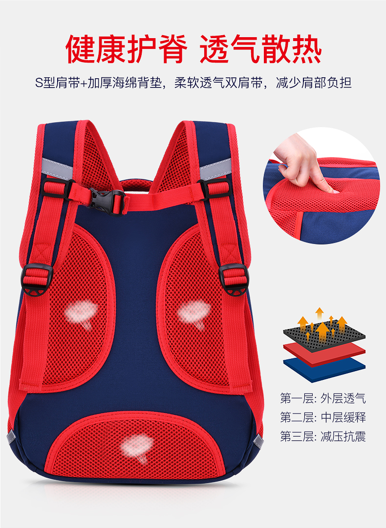 醇龙2020年新款小学生1-6年级减负护脊书包 护脊减负儿童书包 醇龙箱包--专业生产箱包18年